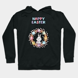 Happy Easter With Bunny Hoodie